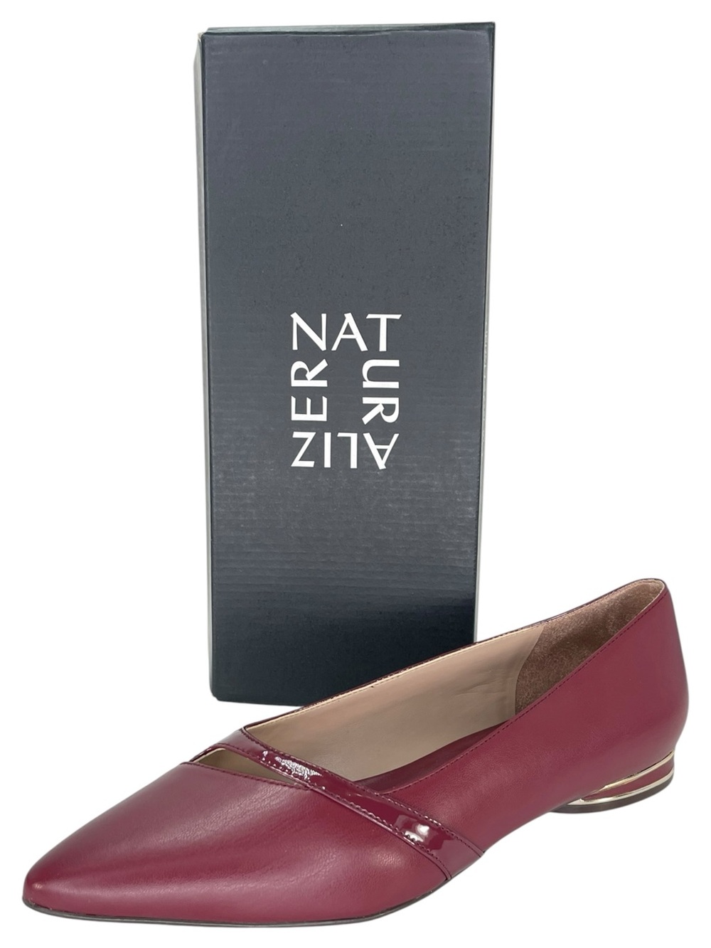 Naturalizer Bria Cranberry Faux Leather Womens Flats Size 8.5M - Picture 11 of 11